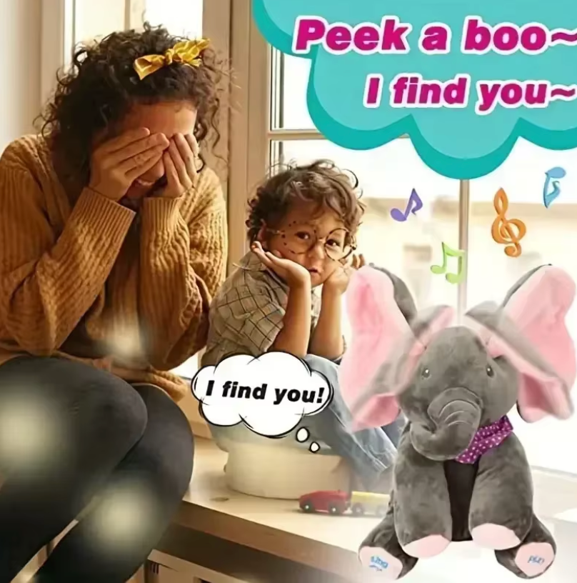 🔥Last Day Promotion 70% OFF🔥Peek A Boo Talking Elephant⚡️Buy 2 Free Shipping