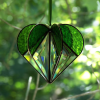 Handmade Stained Heart-shaped Suncatcher