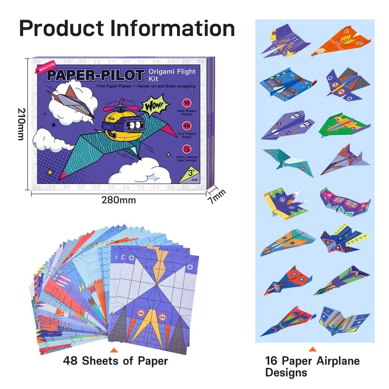 🎁TikTok Last Day Sale - 70% OFF✈️✨DIY Paper Airplane Book