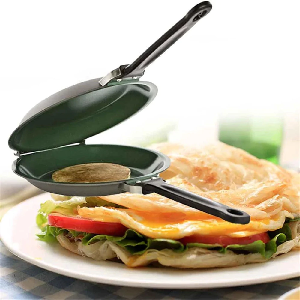 ⚡⚡Last Day Promotion 48% OFF - DOUBLE SIDED NON-STICK FRYING PAN🔥BUY 2 FREE SHIPPING