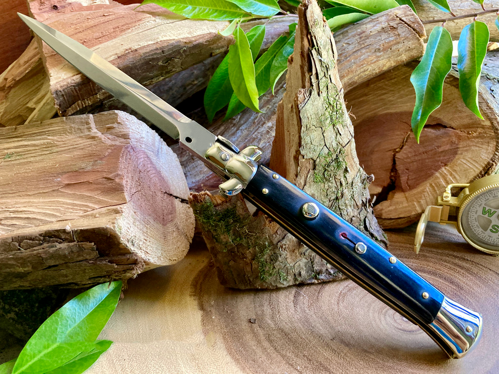 Handmade Old School Italian Stiletto Pocket Knife