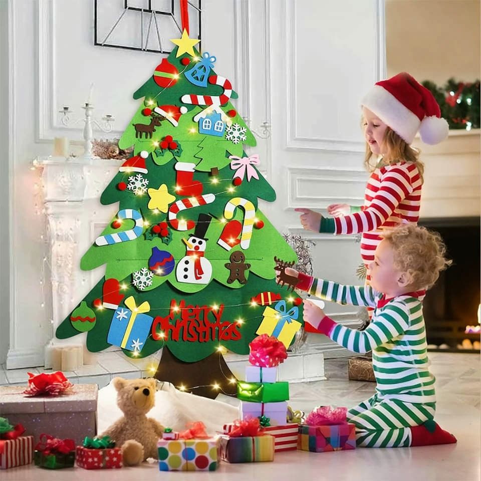 🌲Early Christmas Sale 50% Off🌲DIY Felt Christmas Tree Set