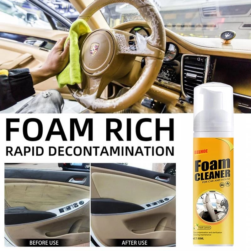 ⚡⚡Last Day Promotion 48% OFF - Multifunctional Car Magic Foam Cleaner 🔥BUY 3 GET 2 FREE