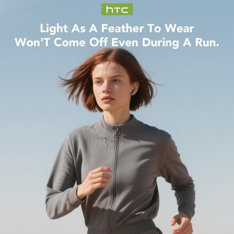 🔥HTC NE20 Bluetooth 5.4 Earphones🌀 LED Display High Fidelity Waterproof Wireless Earphones