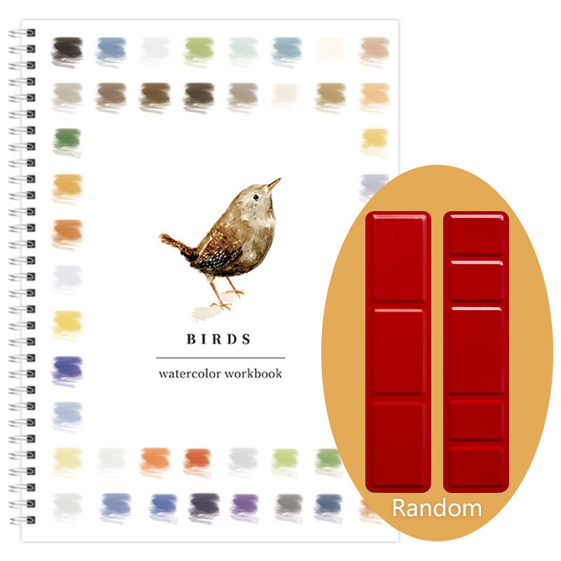 🦜Birds Watercolor Workbook