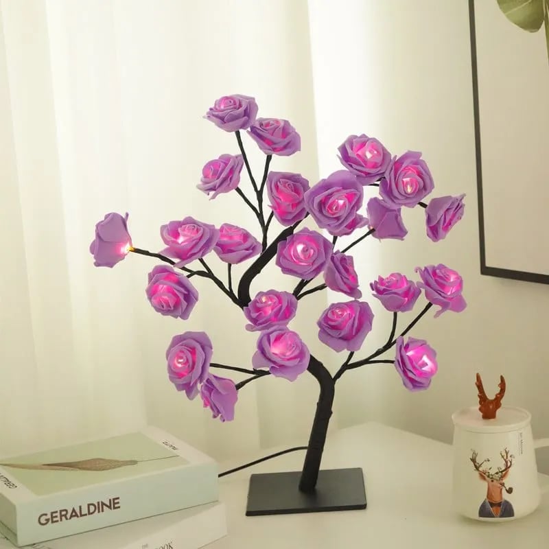 💥LAST DAY SALE 50% OFF💥Forever Rose Tree Lamp⚡BUY 2 FREE SHIPPING