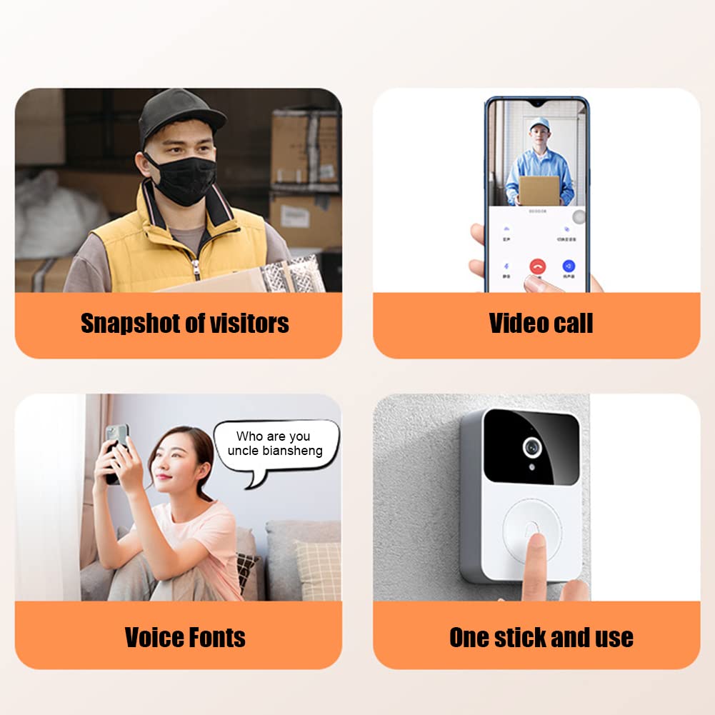 🔥Last Day Promotion 48% OFF-🎁- Wireless Video Doorbell With Camera