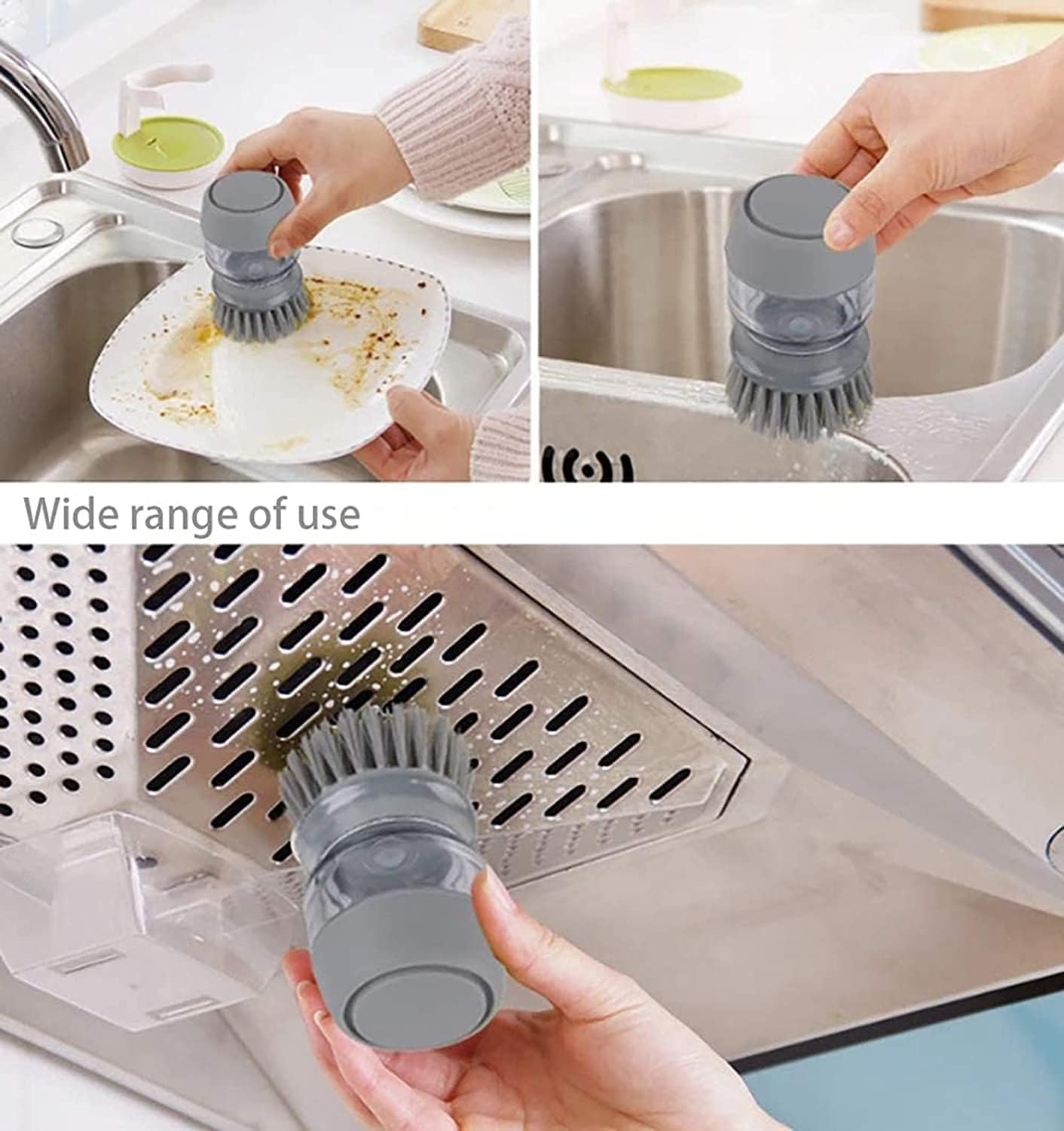 (🎄Christmas Hot Sale - 49% OFF) Soap Dispensing Palm Brush