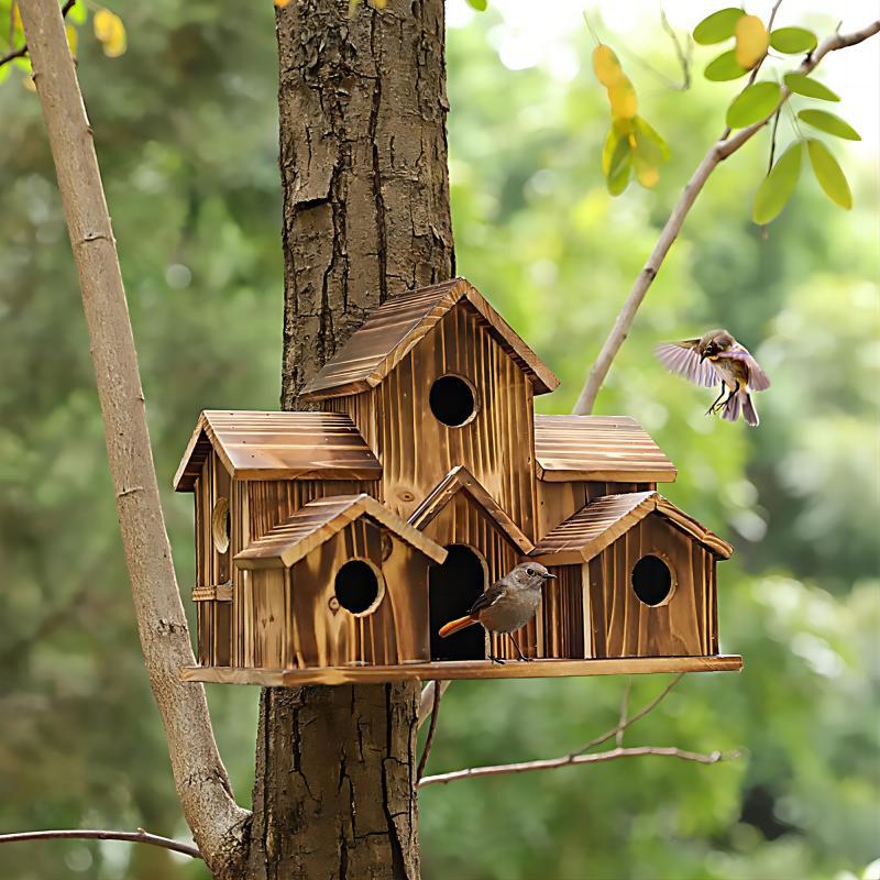 🎖️Halloween Special: 50% off everything! 🏡 Handmade Rustic Wooden Birdhouse 88.9% of people will buy🎁 One of each style [Free Shipping]