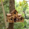 🎖️Halloween Special: 50% off everything! 🏡 Handmade Rustic Wooden Birdhouse 88.9% of people will buy🎁 One of each style [Free Shipping]