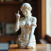 🔥Middle Finger Witch Statue