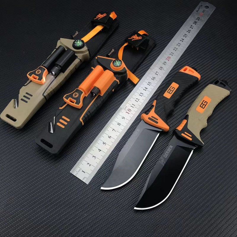 Bell survival knife camping knife