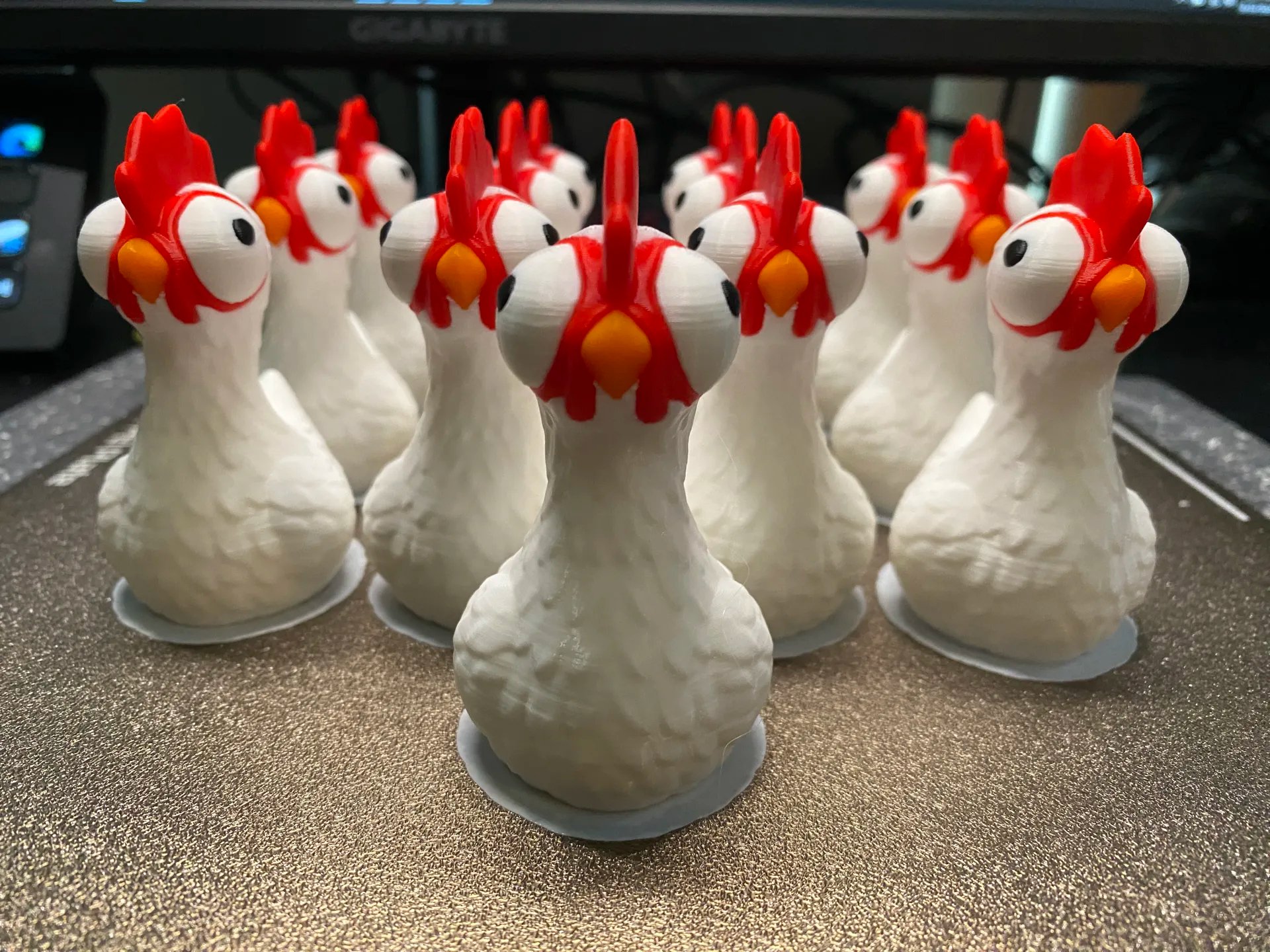 Silly Chicken Figurine-Quirky Home Decor & Fun Farmhouse Gift
