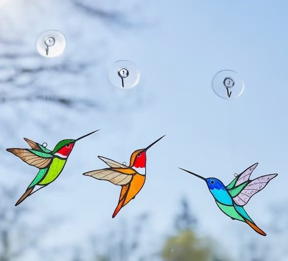 (🔥Last Day Promotion 50% OFF) Hummingbird Suncatcher Window Hangings