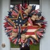 🏵100% Handmade American Patriotic Star Wreath(Mariana Smith Handmade®)