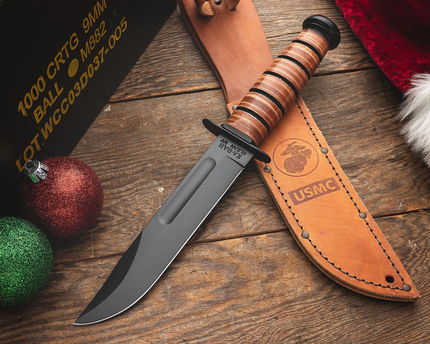 🔥Last Day Promotion- Factory Outlet SAVE 84%🎄1095 Cro-Van USMC Army Straight Edge Combat Knife, 11.88