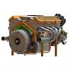 Gasoline OHV V8 Small-block Engine Model Kits 4-Stroke 44cc Water-Cooled 1/6