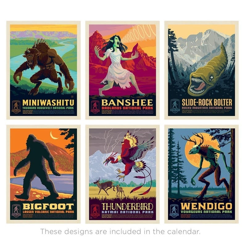 📅2026 Wall Calendar: Legends of the National Parks (Best Seller)