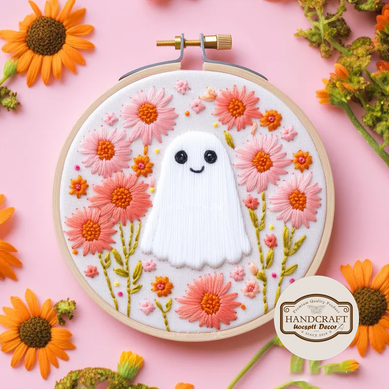 🔥2024 NEW Halloween Embroidery KIT 👉[Allows beginners to easily create perfect projects.]