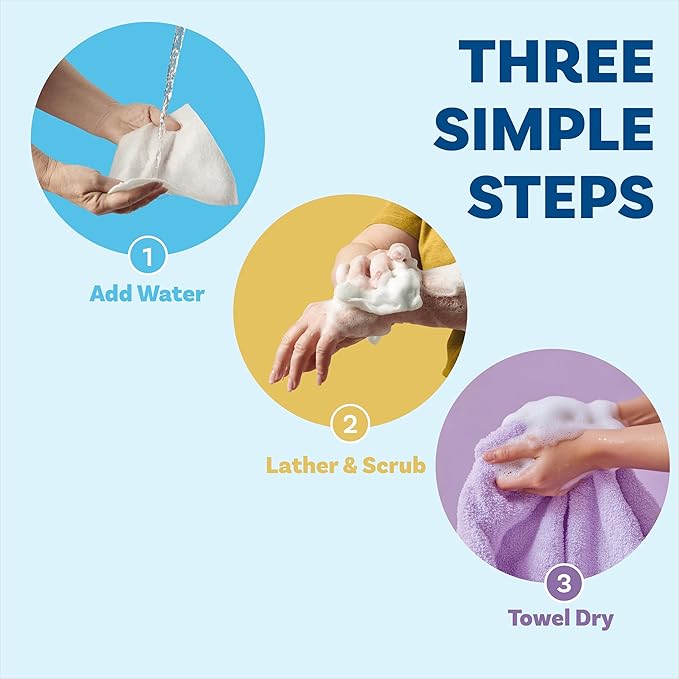 🍂TikTok Fall Sale — Last Day 70% OFF🎉 Freshness Anytime, Anywhere! 25 Large Rinse-Free Bathing Wipes for Adults
