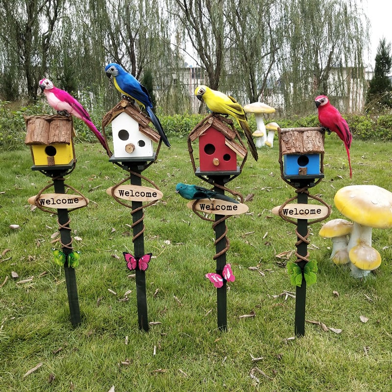 🐝September Special: 50% off! Handmade outdoor birdhouses and garden decorations