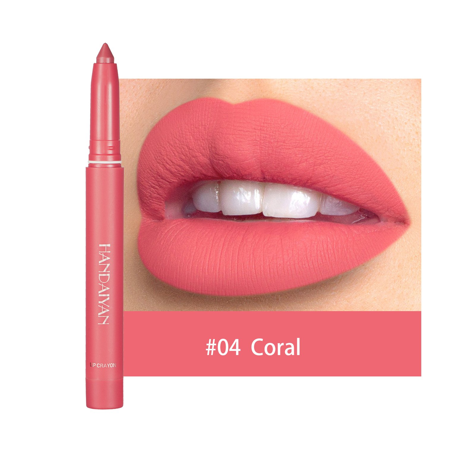 🎅EARLY XMAS SALE 70% OFF💖12 Color HANDAIYAN Rotating Sharpenable Matte Lipstick Pencils