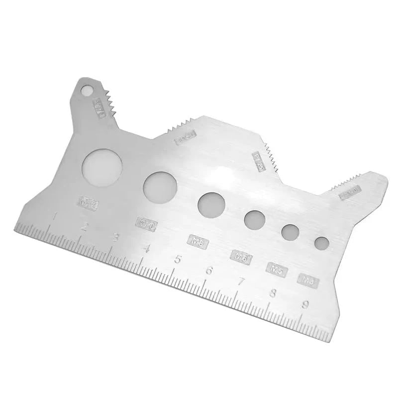 💥Stainless Steel Double-Sided Bolt Gauge Card💥