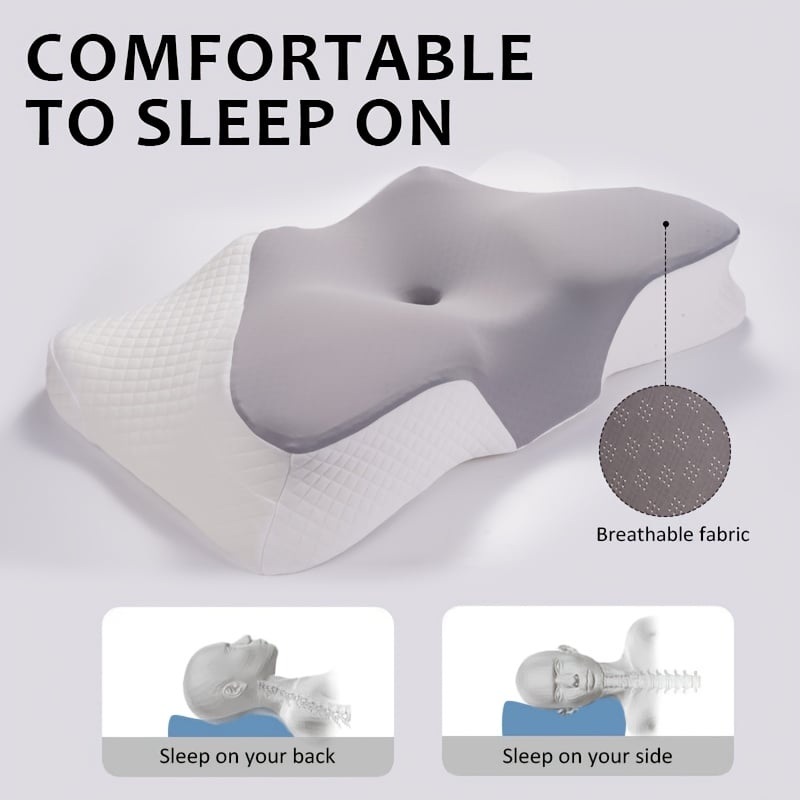 🎁TikTok Last Day Sale - 70% OFF💤Butterfly-Shaped Memory Foam Orthopedic Pillow