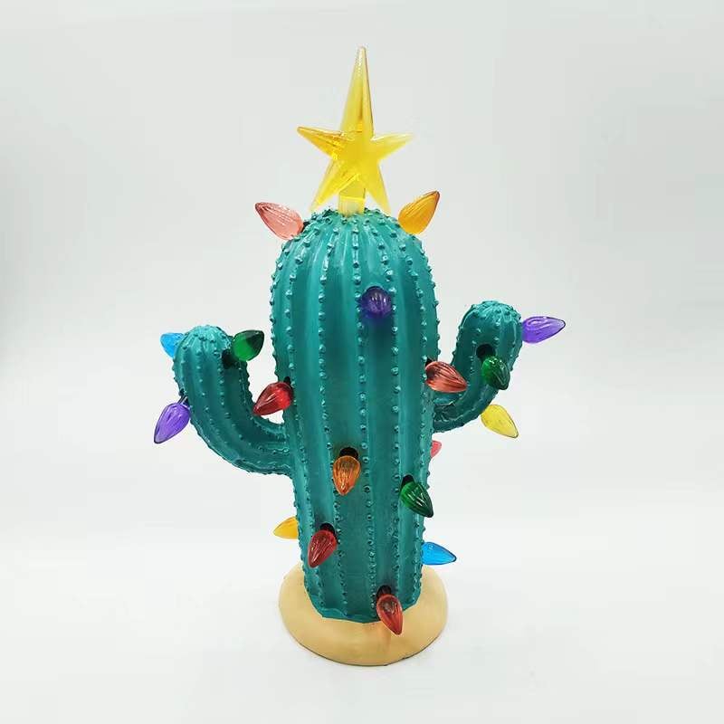 🌲Last Day Special Sale - 50% OFF🌵Vintage Christmas Luminous Cactus✨