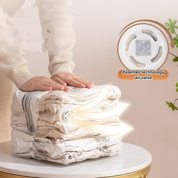 (New In)Durable Electric Vacuum Compression Bag -75% More Storage!