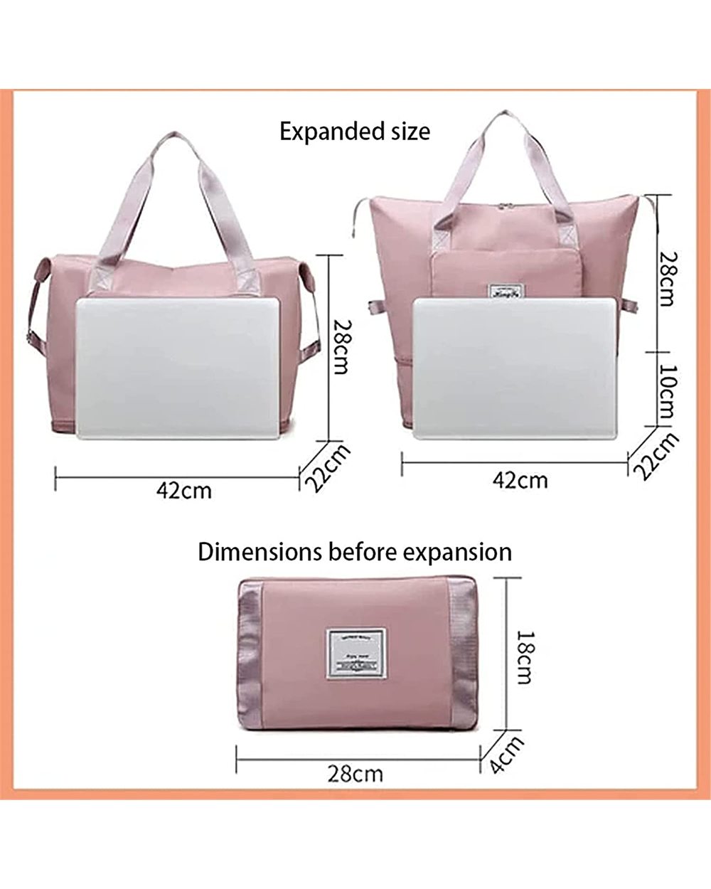 (🔥Last Day Promotion- SAVE 48% OFF)Collapsible Waterproof Large Capacity Travel Handbag(BUY 2 GET FREE SHIPPING)