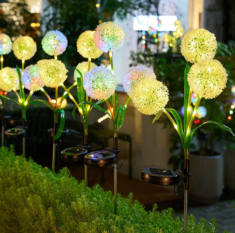 💐Last Day Promotion - 50% OFF💐Dandelion Lamp Outdoor Garden Landscape Atmosphere Light