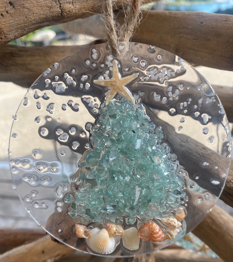 🌊Coastal Christmas Ornament