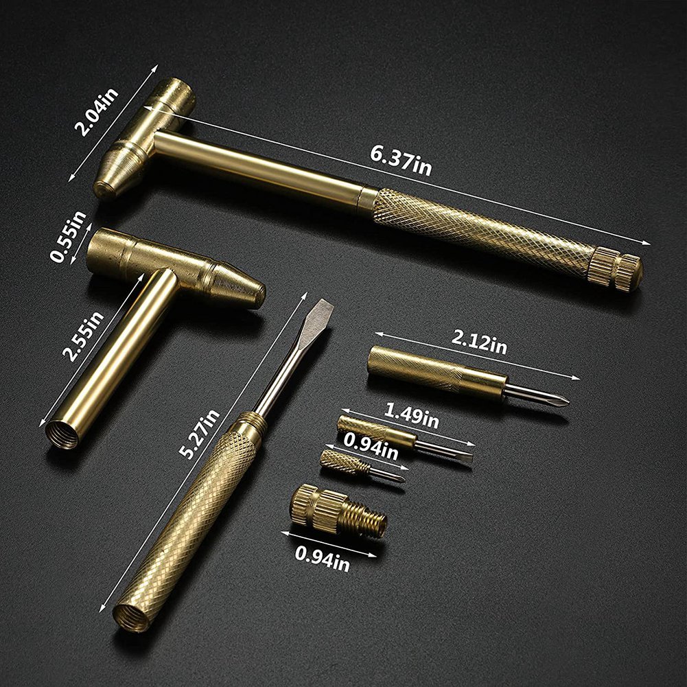 LAST DAY 50% OFF🔥6 in1 Micro Mini Multifunction Copper Hammer-Buy 2 Get 1 Free
