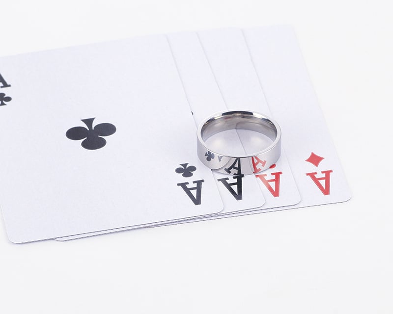 🔥Last Day Promotion 48% OFF-🎁-The Poker Magic Mirror Ring