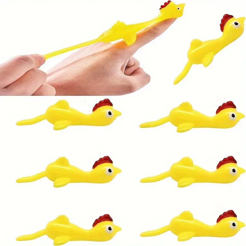 Finger Catapult Chicken Game for Kids, Slingshot Chicken Finger Toys ...