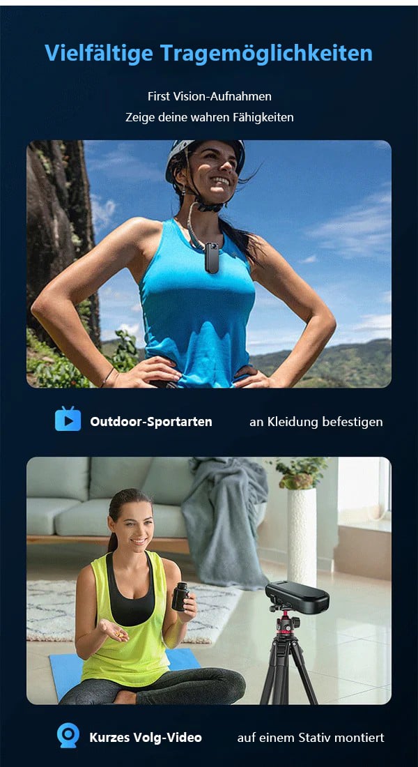 🔥Neue HD 1080P Kamera mit Geräuschreduktion