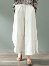 Heaven Tour Cotton & Linen Wide Leg Pant