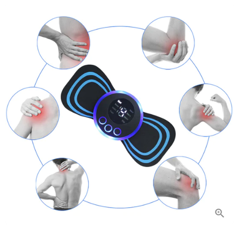 🔥BLACK FRIDAY SALE - BUY 1 GET 1 FREE!🔥Portable Massager with 8 Modes and LCD Screen - Mini Muscle Stimulator for Pain Relief