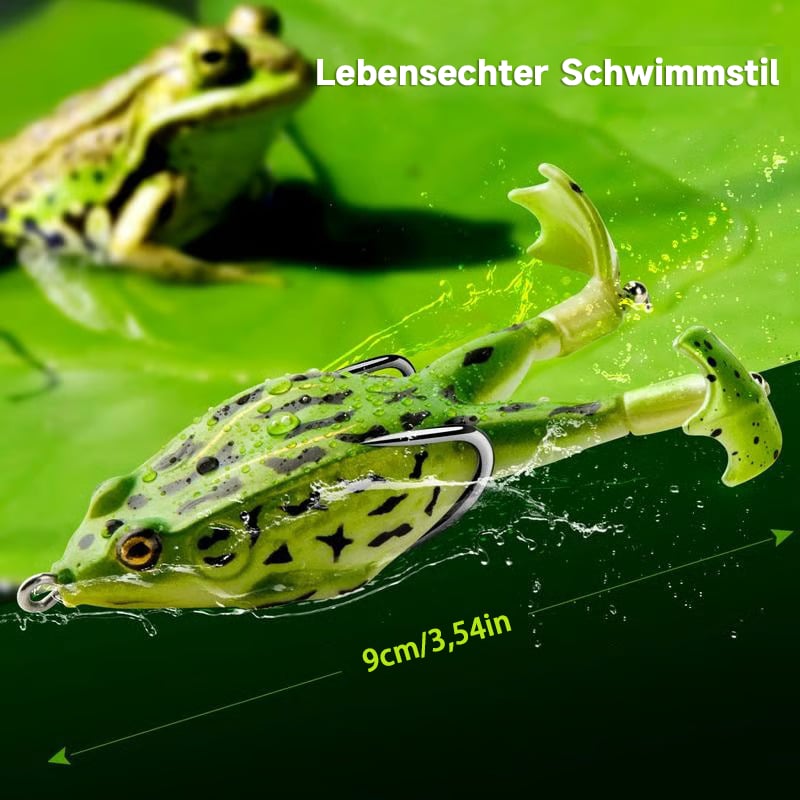 🔥Heißer Verkauf - 50% Rabatt🔥Imitation Frosch Angeln Werkzeug Doppelpropeller Beine