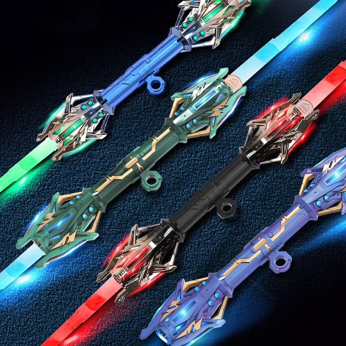 (🔥Last Day Promotion - 70% Off) Galactic Dual-Blade Extendable Lightsaber Toy - Buy 2 Free Shipping