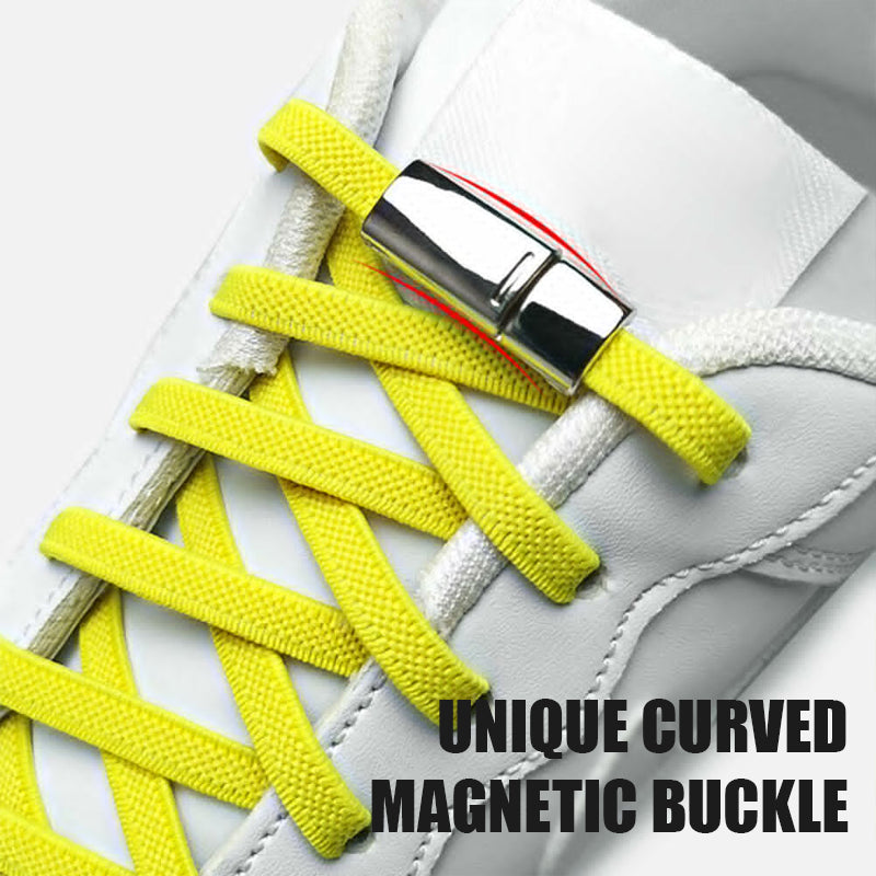 (🔥BUY MORE SAVE MORE🔥)Magnetic Lazy Shoelace Metal Buckle