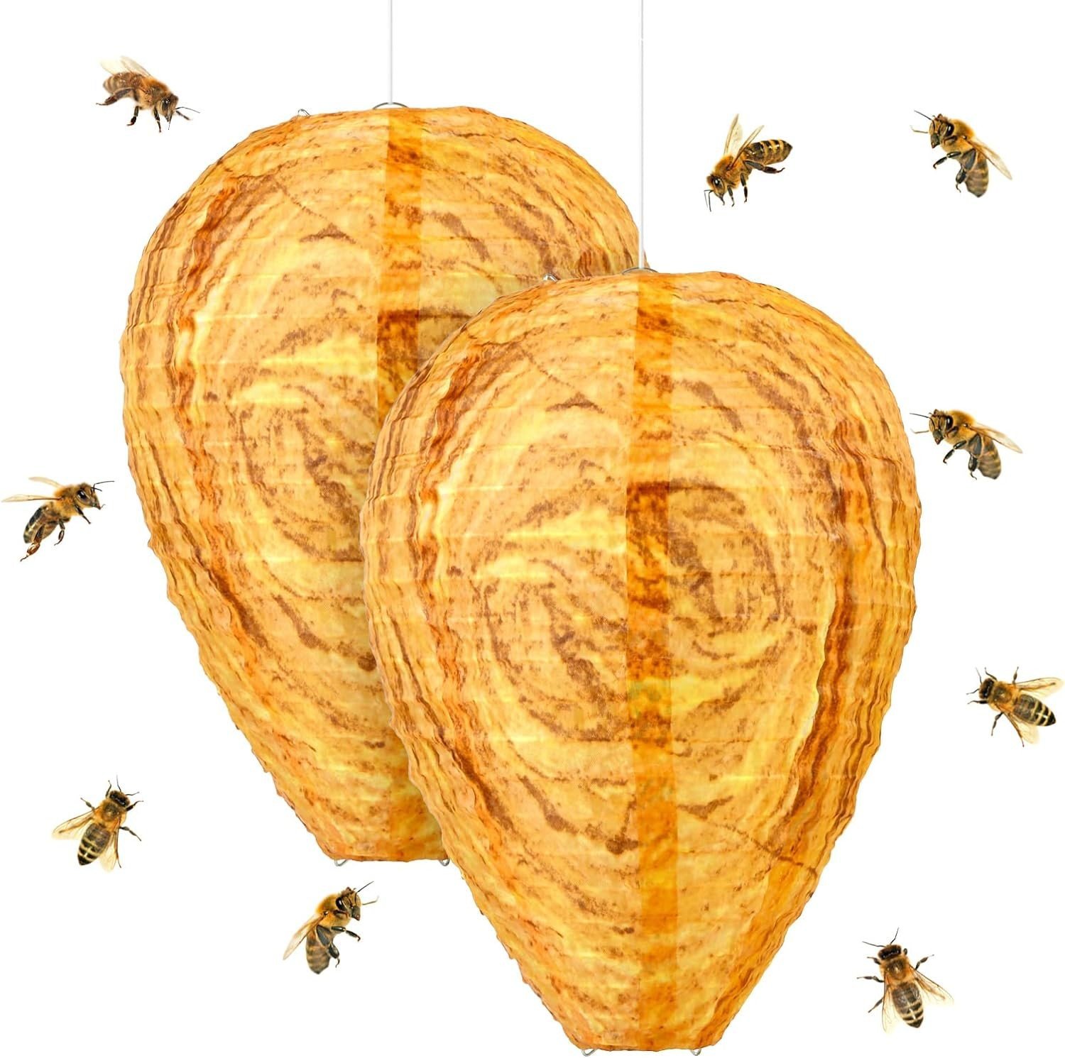 🎁TikTok Last Day Sale - 70% OFF🎉Best Bee Brothers Natural Wasp Deterrent Hives - Protect Your Yard from territorial wasps