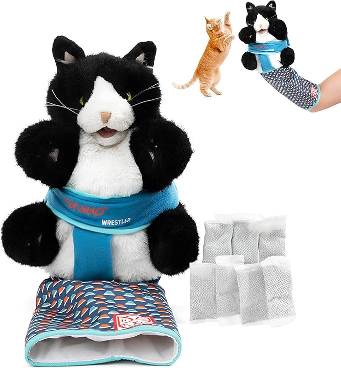 Neuerscheinung RIESENRABATT 49%🔥Cloudycute™ Katzen-Wrestling-Handpuppe🐾 2 STÜCK = VERSANDKOSTENFREI