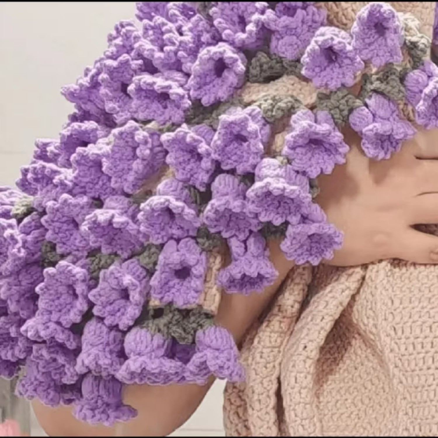 🎁TikTok Last Day Sale - 70% OFF🔥Hand-Knitted Rose Blanket DIY Kit & Ready-Made Gift for Mother's Day Valentine's Day