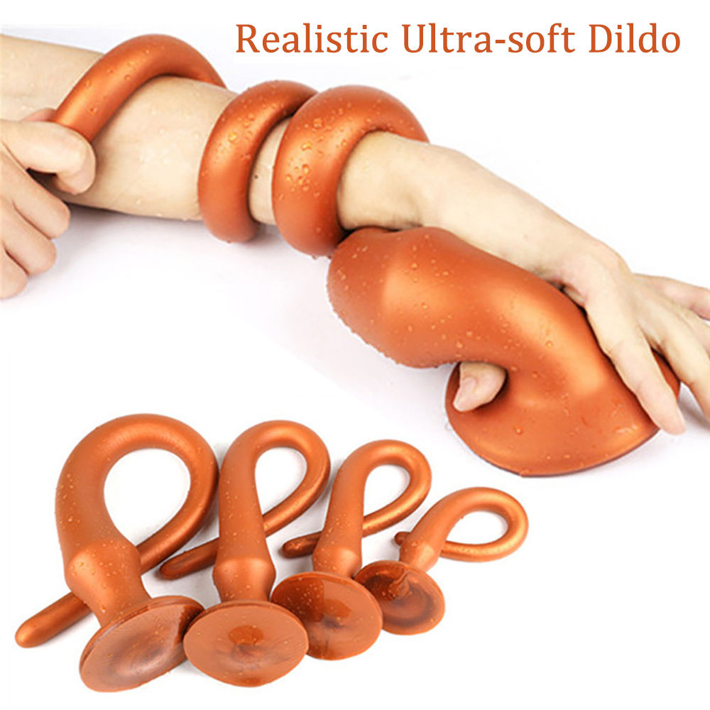 Couple Flirting Sex Toys - Soft Anal Plug Vaginal Prostate Massage Stimulating Dildo - GS-08