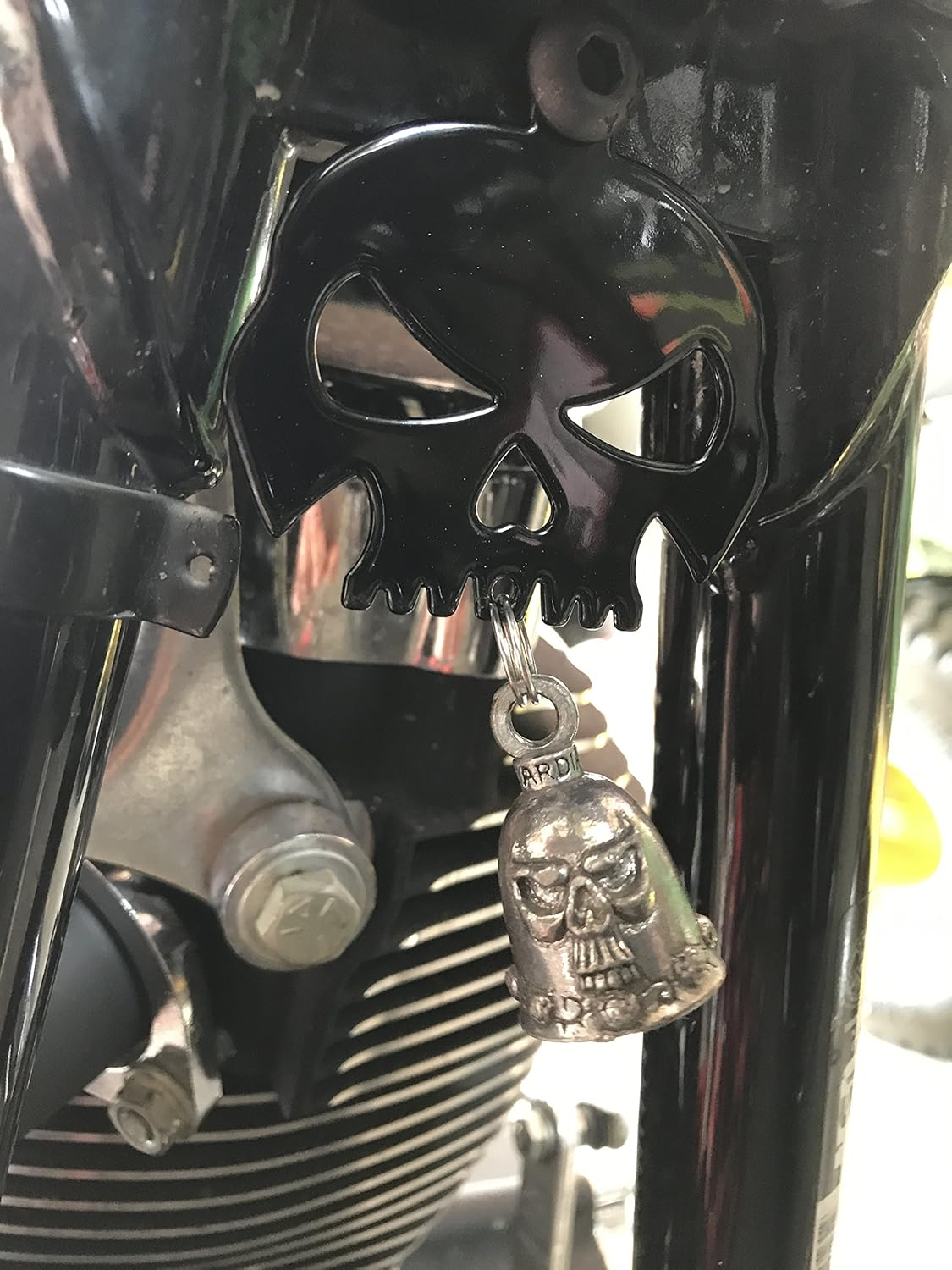 Universal Stainless Steel Skull Bell Hanger