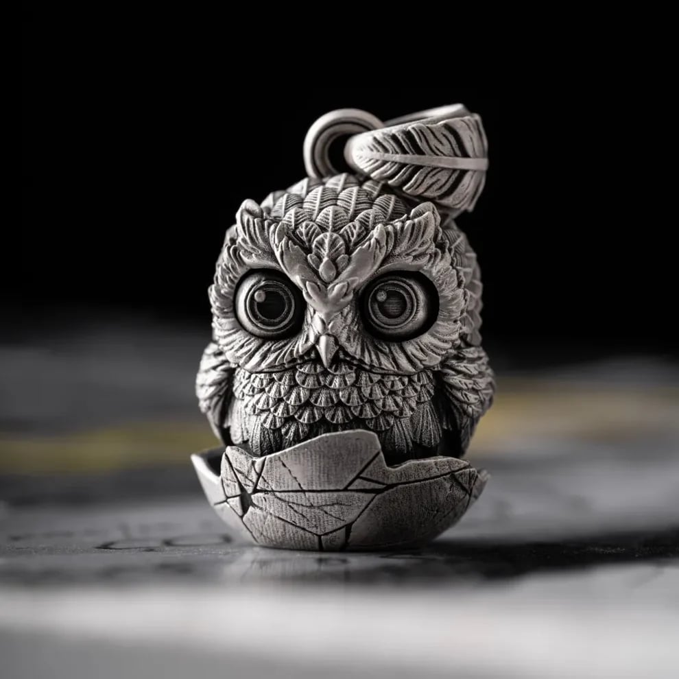 🎁TikTok Last Day Sale - 70% OFF🦉Handmade Owl Fidget Pendant
