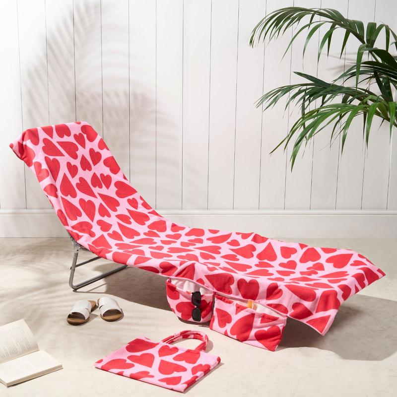🔥Summer Hot Sale 70% OFF🎁Sun Lounger Towel in Bag with Pockets Storage