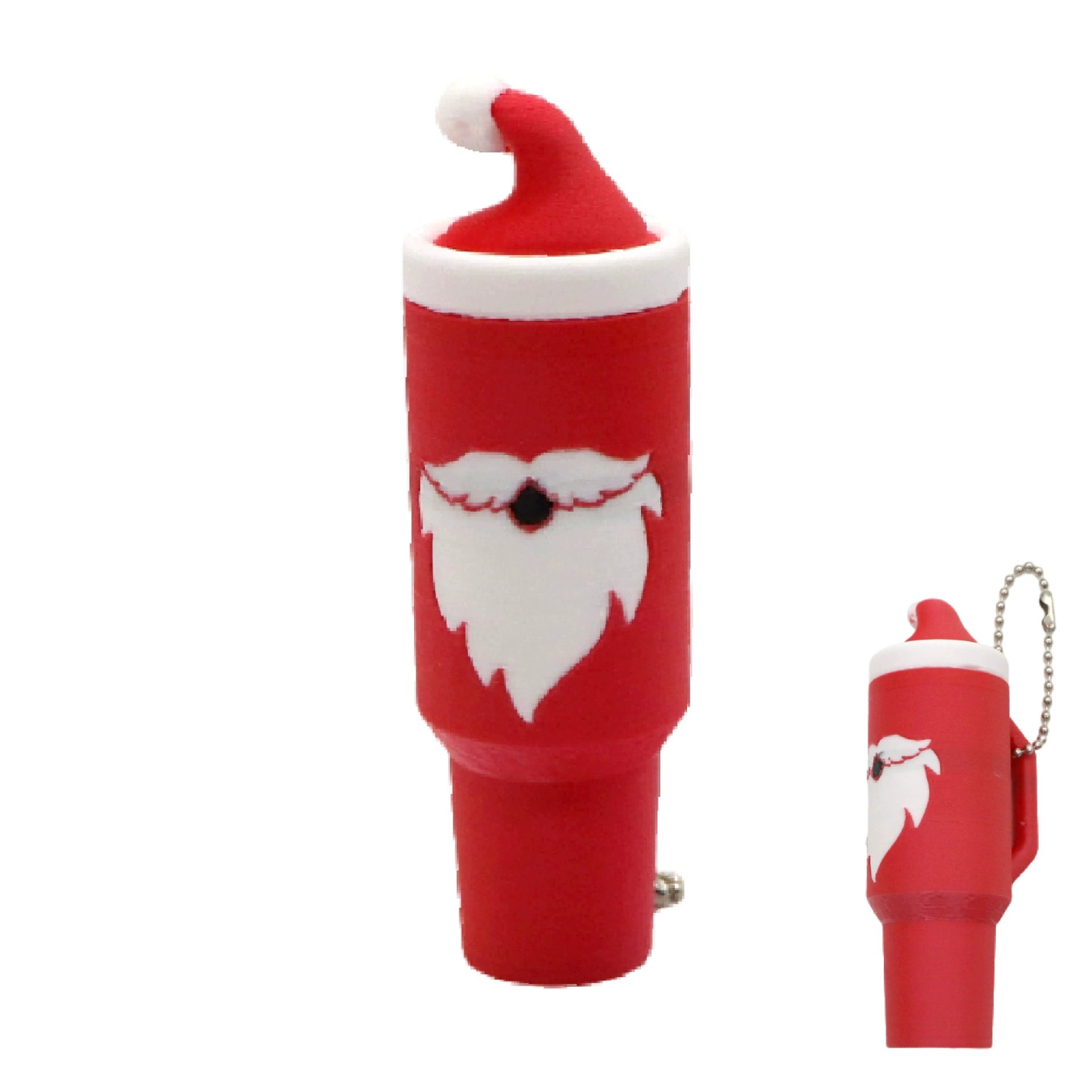🎁TikTok Last Day Sale - 70% OFF🎉Lipstick Anti-Loss Keychain — Dual Themes: Halloween Pumpkin & Christmas Reindeer（With a key ring）